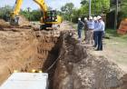 EL INTENDENTE CRAVERO INAUGURA LA PRIMERA ETAPA DE LA OBRA: MASTER DESAGÜE DE CALLE B. MITRE Y DA INICIO A LA SEGUNDA ETAPA