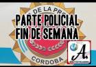 PARTE POLICIAL FIN DE SEMANA 