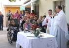 Se celebró la misa y unción de los enfermos en el Hogar de Ancianos Juan XXIII