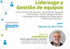 CONFERENCIA VIRTUAL “LIDERAZGO Y GESTIÓN DE EQUIPOS” A CARGO DE JOSÉ MICOCCI