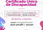 TURNOS PARA CERTIFICADO ÚNICO DE DISCAPACIDAD: MES DE AGOSTO