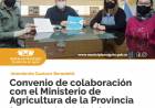 FIRMA DEL CONVENIO CON EL MINISTERIO DE AGRICULTURA DE LA PROVINCIA