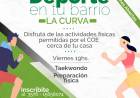 DEPORTE EN TU BARRIO: COMIENZAN LAS INSCRIPCIONES PARA ACTIVIDADES DEPORTIVAS EN LA CURVA Y EL FUERTECITO