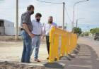 YA SE COMPLETÓ LA PAVIMENTACIÓN SOBRE LA CALLE ALBERDI: EL INTENDENTE GUSTAVO BENEDETTI VISITÓ LA OBRA