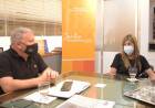 EL INTENDENTE BENEDETTI RECIBIÓ A LA JEFA DE EPIDEMIOLOGÍA DEL DPTO. SAN JUSTO