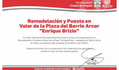 Otro espacio público recuperado, Plaza Enrique Brizio