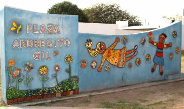 Trabajos realizados en la futura Plaza "Andresito Gil"