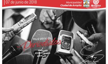 El Intendente Cravero saluda a los Periodistas en su Día  