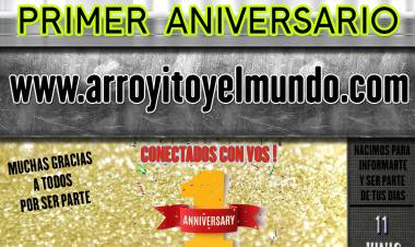 ARROYITOYELMUNDO.COM CUMPLE 1 AÑO DE VIDA !