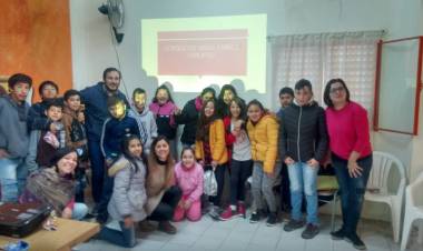 El Consejo de los Niños/as se reunieron con el Secretario de Obras Públicas Ing. Lafarina