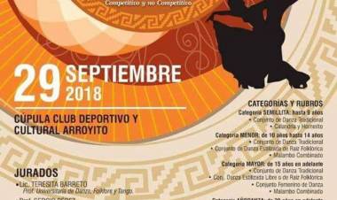 Arroyito Folklórico en su XXII Edición