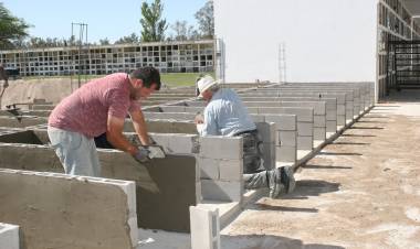El municipio construye 140 nuevos nichos, en nuestro cementerio