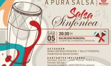 SE REPROGRAMA EL ESPECTÁCULO DE SALSA SINFÓNICA  PARA EL SÁBADO 5 DE ENERO 