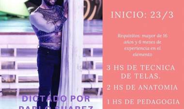 Instructorado de Acrobacias en Tela