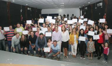 Se entregaron los Certificados de los cursos CEDER 2018