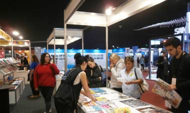 Representantes de nuestra Biblioteca, en la Feria Internacional del Libro