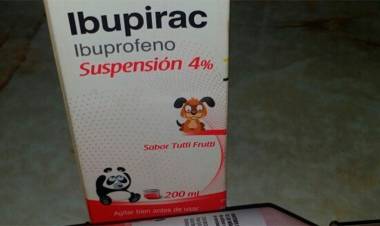 Retiran del mercado un lote de Ibupirac para niños