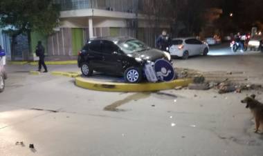 Accidente con daños materiales