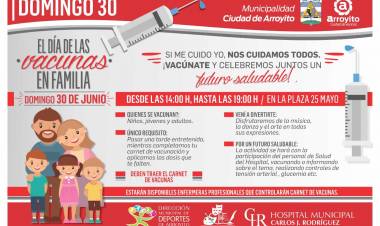 NUEVA FECHA PARA LA CAMPAÑA   "EL DÍA DE LAS VACUNAS EN FAMILIA"