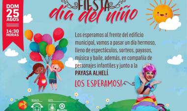 Todos juntos Festejaremos el Día Del Niño!!