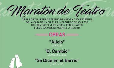 Abriendo Telones- Maratón de Teatro