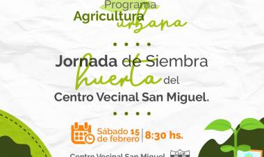 Lanzamiento del Programa de Agricultura Urbana