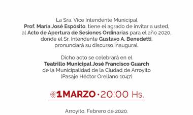 Primero de marzo: Acto de Apertura de Sesiones Ordinarias