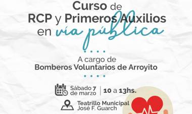 Curso de RCP y Primeros Auxilios en la Vía Pública