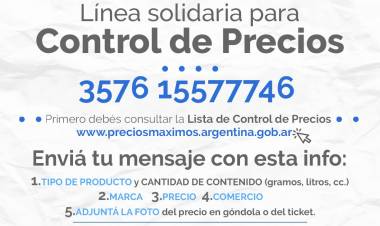 A disposición de la población el Control Solidario de Precios para Vecinos
