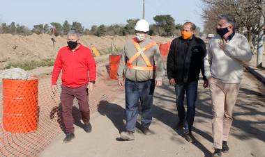 GRAN AVANCE DE LA OBRA DE CLOACAS SECTOR SUR 