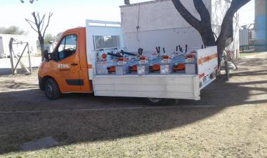 SE ADQUIRIERON MOTOGUADAÑAS PARA LA LIMPIEZA DE ESPACIOS VERDES