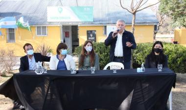 EL INTENDENTE GUSTAVO BENEDETTI ANUNCIÓ MÁS SERVICIOS PARA LAS POSTAS DE SALUD