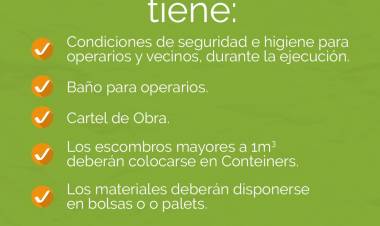 ¿QUÉ ES NECESARIO PARA TENER UNA OBRA EN REGLA?