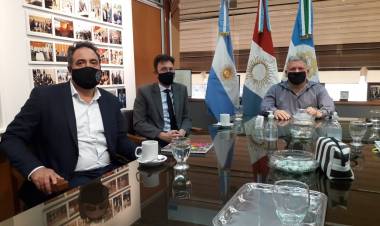 REUNIÓN DEL INTENDENTE GUSTAVO BENEDETTI CON EL JUEZ DE 1° INSTANCIA MARTÍNEZ DEMO