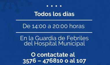 LA GUARDIA ACTIVA DE COVID-19 ATIENDE TODOS LOS DÍAS EN EL HOSPITAL