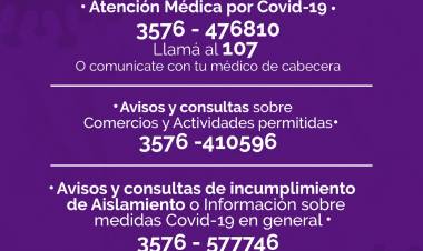 ATENCION !!! AGENDAR NUMEROS TELEFONICOS IMPORTANTES !