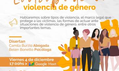 CHARLA ONLINE: “LA OTRA PANDEMIA: VIOLENCIA DE GÉNERO”