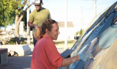 EL MUNICIPIO AVANZA EN LA PUESTA EN VALOR DE LA PLAZOLETA MALVINAS ARGENTINAS