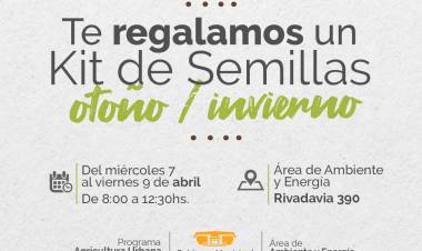 HACÉ UNA HUERTA EN CASA: LLÉVATE GRATIS TU KIT DE SEMILLAS