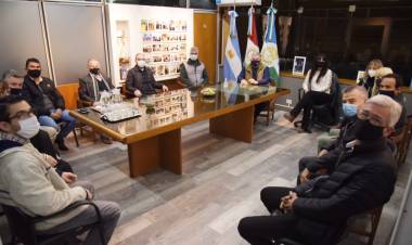 EL INTENDENTE GUSTAVO BENEDETTI RECIBIÓ A AUTORIDADES RELIGIOSAS