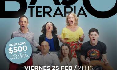 LLEGA A ARROYITO LA OBRA DE TEATRO «BAJO TERAPIA»