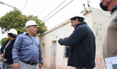 LA MEGA OBRA DE DESAGÜES AVANZA A BUEN RITMO