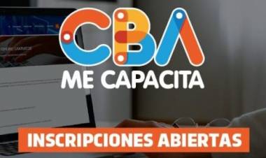 INSCRIPCIONES ABIERTAS PARA LOS NUEVOS CURSOS DE CBA ME CAPACITA