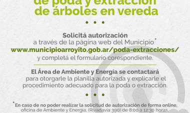 PROCEDIMIENTO PARA PEDIR AUTORIZACIÓN DE PODA Y EXTRACCIÓN DE ÁRBOLES EN VEREDA