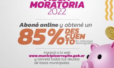 LA MEGA MORATORIA 2022 SE EXTIENDE HASTA EL 10 DE FEBRERO DEL 2023