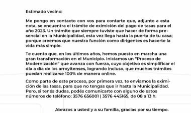EL MUNICIPIO DE ARROYITO FACILITA TRÁMITES PARA ADULTOS MAYORES A TRAVÉS DEL PROCESO DE MODERNIZACIÓN 