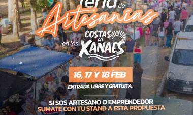  la primer Feria de Artesanías en las Costas del Xanaes.