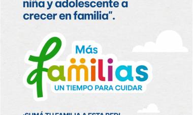 El Municipio invita a sumarse al programa provincial “Más Familias”