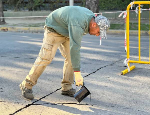 Continúa el mejoramiento de calles en la ciudad
