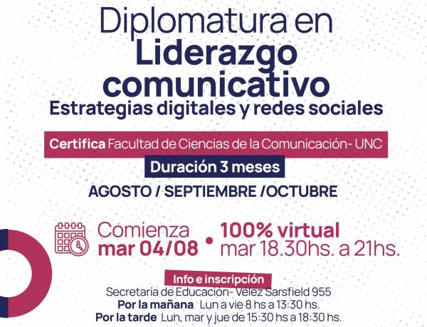 Comenzará una nueva Diplomatura en Estrategias Digitales y Comunicación en Arroyito